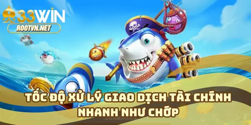 Tốc độ xử lý giao dịch tài chính nhanh như chớp